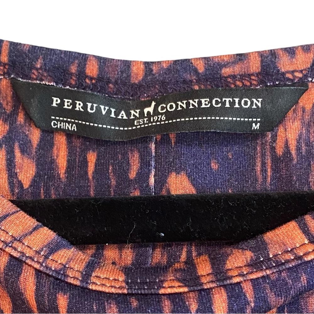 Peruvian Connection Printed Maxi Length Sleeveles… - image 5